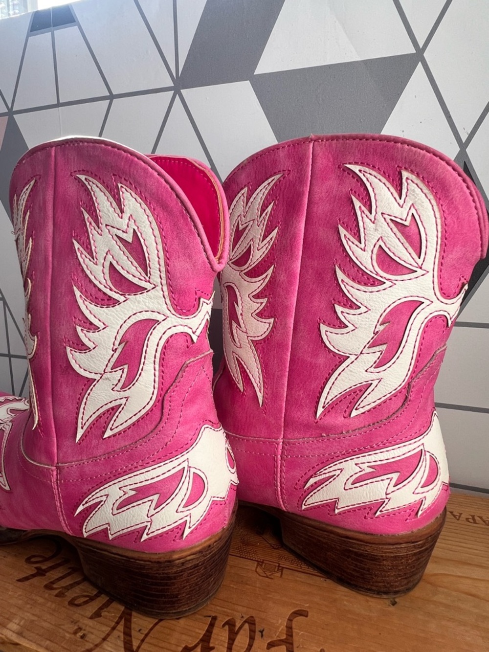 👢Roper Amelia Pink Women's Cowboy Boots - Picture 10 of 14